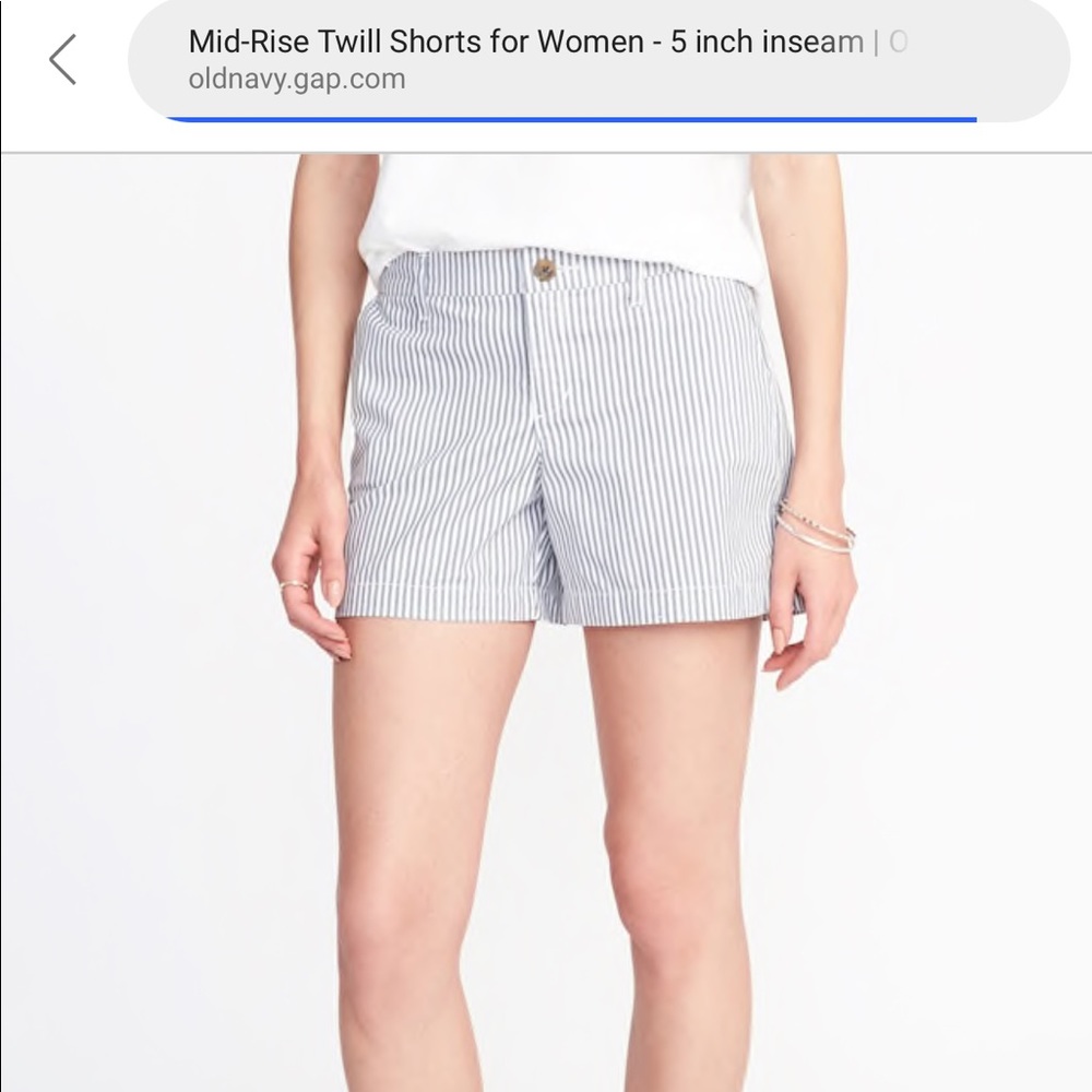 Faux seersucker shorts.